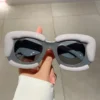 SHEIN 1pc Fashionable Women's Square Shape Cloud Design Eye Glasses With Expanding Effect