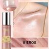 HECI BEAUTY Roller Liquid Body Highlighter,1pc Glitter Face Contour Highlight Brightening