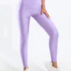 SHEIN High Waist Women's Solid Color Glossy Pants, Simple Daily Style, Fluorescent Color