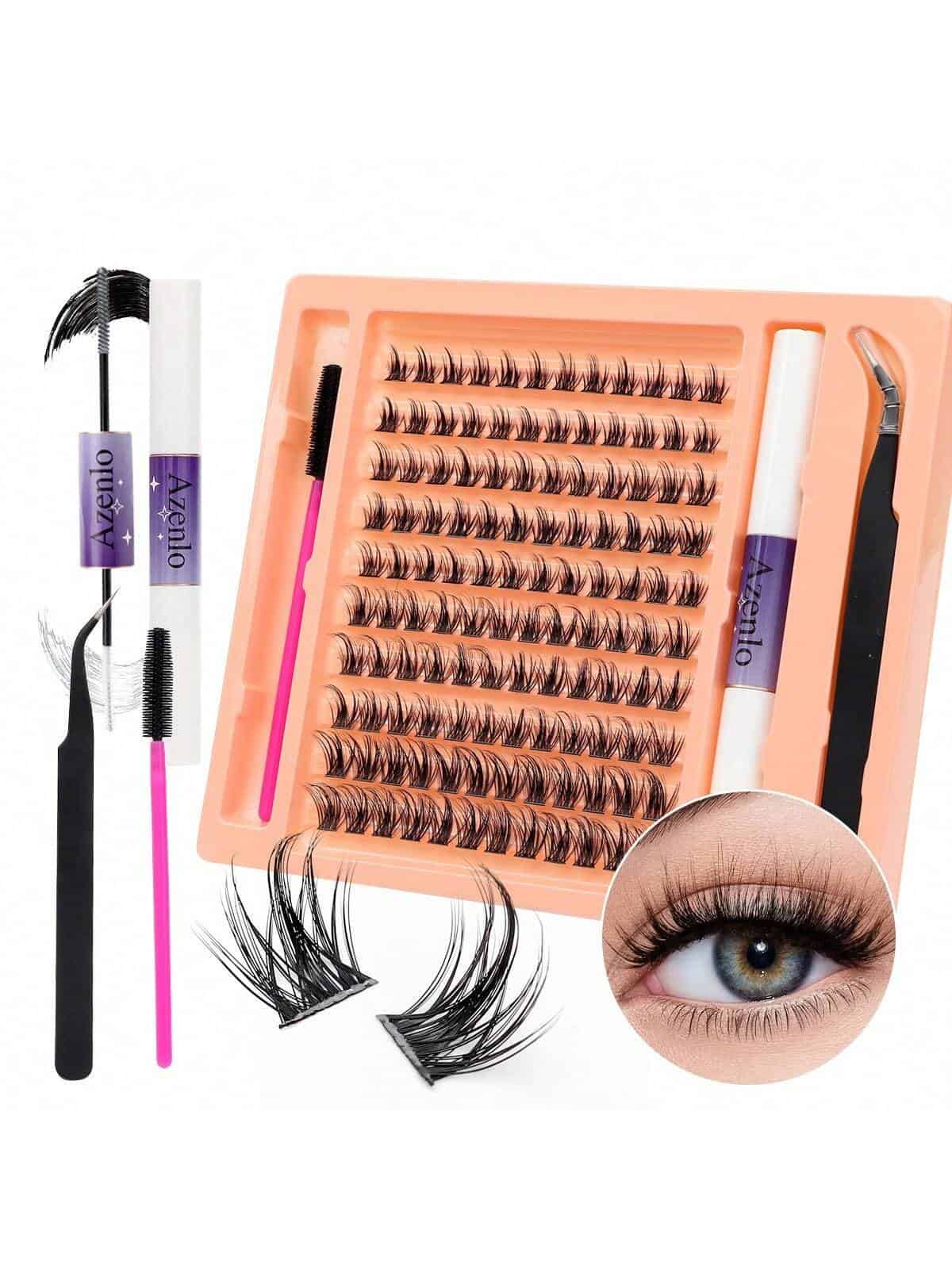SHEIN AzenloLash Clusters 120Pcs Individual Cluster Lashes