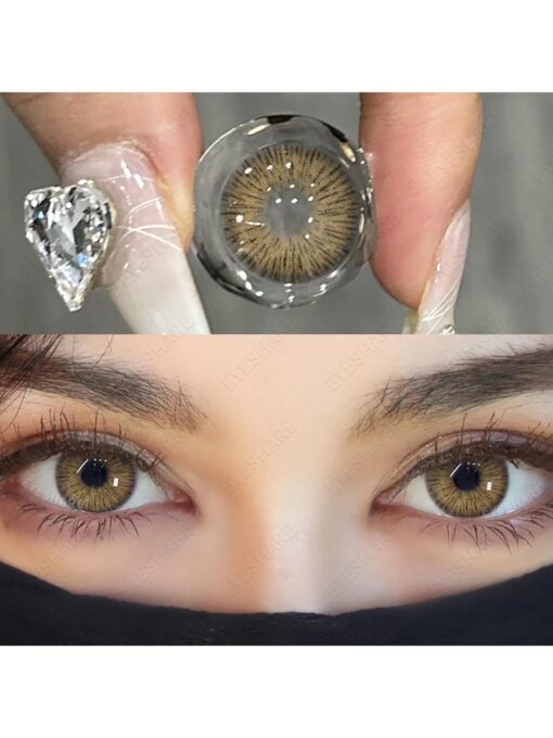 SHEIN Eyeshare 1 Pair VIENNA Series Colored Contact Lenses Yearly Use 14.5mm - Image 3