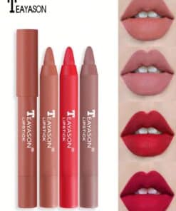 SHEIN Matte Lipstick, Smudge Proof Moisturizing Lip Makeup For Daily Use