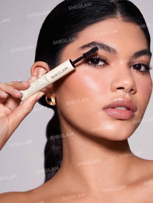 SHEGLAM All-In-One Volume & Length Mascara-Washable Black 2 In 1 Double Head Brush Easy To Remove - Image 4
