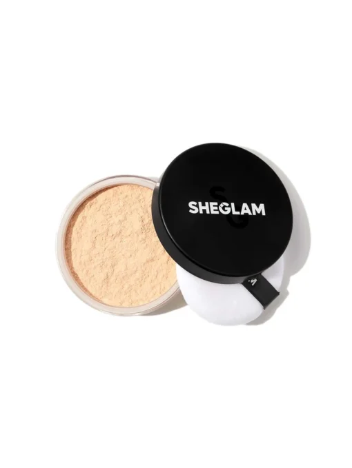 SHEGLAM Baked Glow Setting Powder-Cappuccino  Oil Control - Image 4