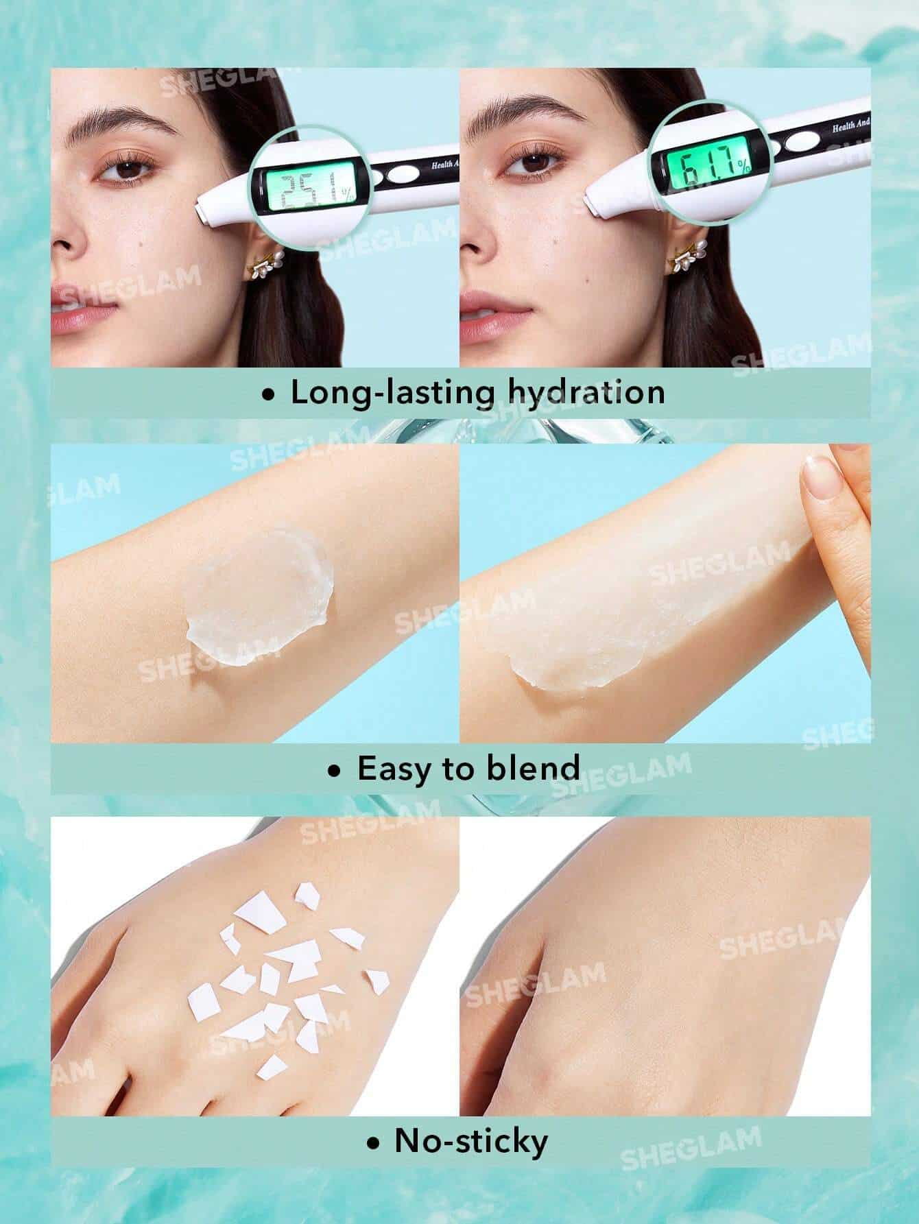 SHEGLAM Glacier Glo Smoothing Primer Long Lasting Moisturizing Hydrating - Image 5