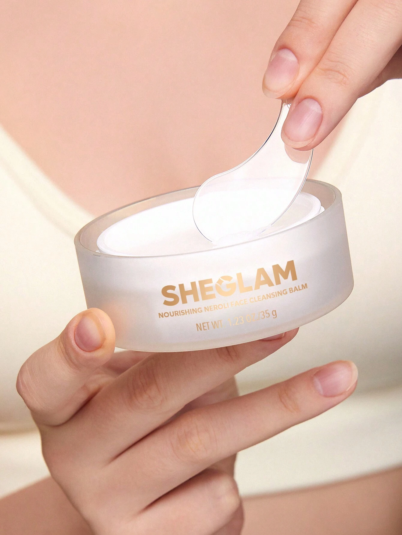 SHEGLAM Nourishing Neroli Face Cleansing Balm 35g Cream To Oil Vitamin C - Image 3