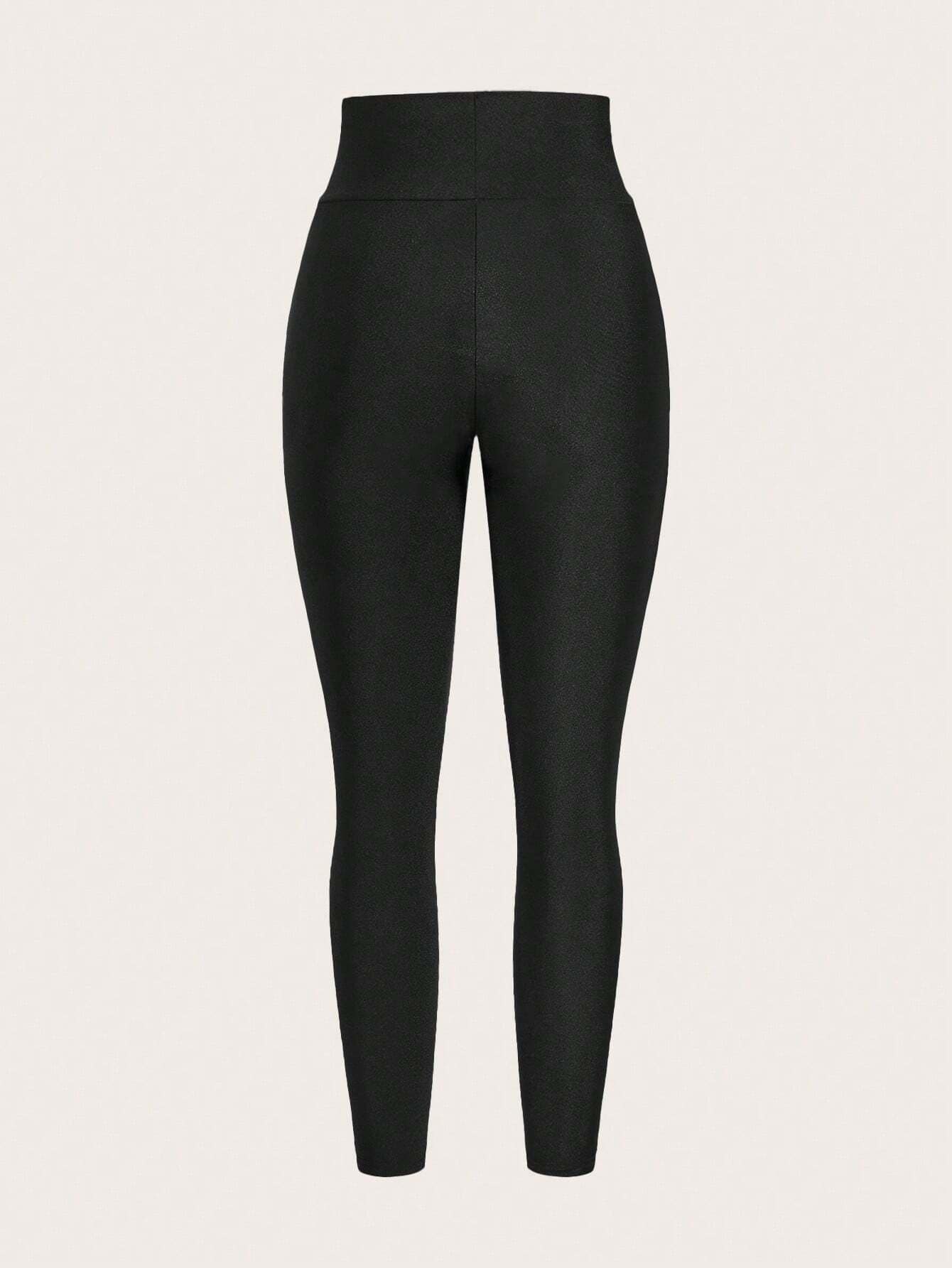 SHEIN Slayr Plain Basic Women's Casual Outdoor Leggings - Image 2