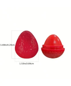 SHEIN 1pc Strawberry Flavored Lip Balm