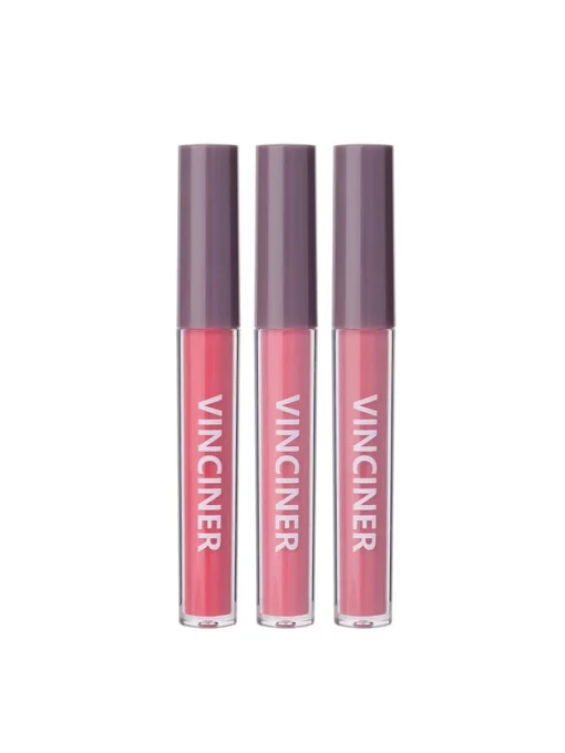SHEIN Matte Liquid Lipstick Set, 3Pcs Mist Non-Stick Cup Moisturizing - Image 3