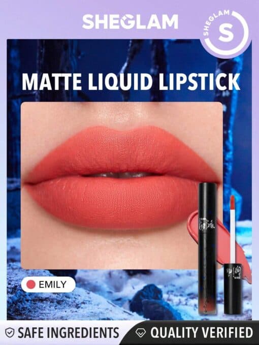 SHEIN Corpse Bride | SHEGLAM Everlasting Love Liquid Lipstick-Emily