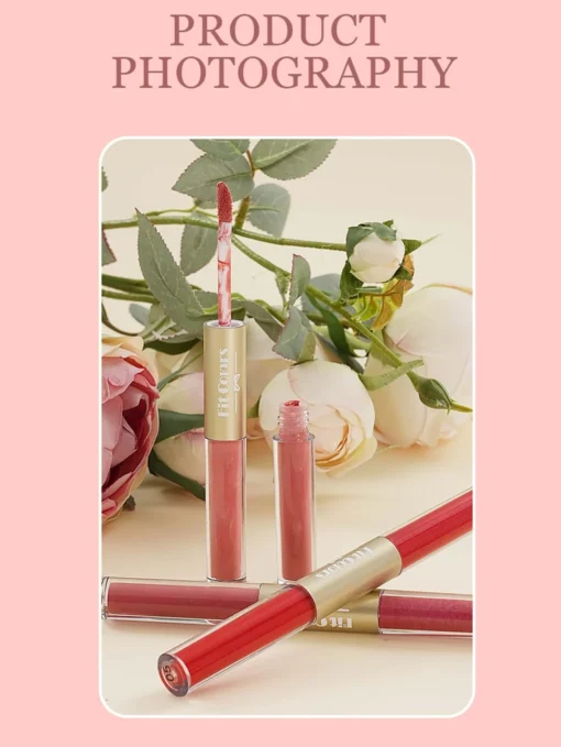 SHEIN Fit Colors Creative Dual-ended Matte Shimmer Lip Gloss #03 Festival Week - Image 5