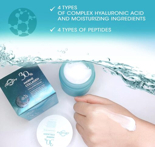 Grace Day Marine Collagen Moisturizing Face Cream - Anti-Aging, Firming, Hydrating - Image 4