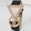 shein Rinnandy Rhinestone Decor Triangle Pointer Quartz Watch