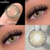SHEIN 1 Pair VIENNA Soft Color Contact Lens For Eyes Beauty Eye Makeup Cosmetic Lens Yearly Disposable 14.5mm
