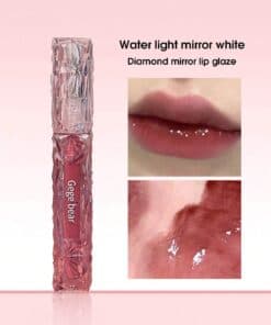 SHEIN Watery Mirror Lip Gloss,Long-Wearing Moisturizing Liquid Lipstick