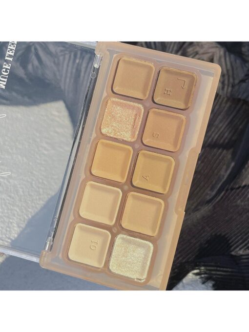 SHEIN 10-color Daily Long Lasting Waterproof & Anti-smudge Eyeshadow Palette - Image 2