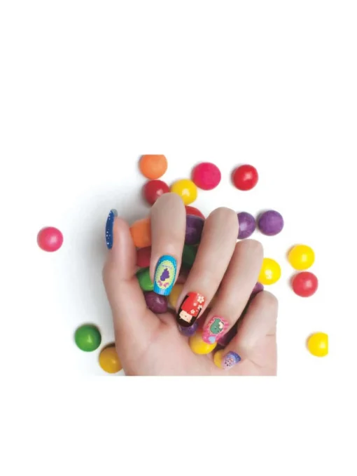 SHEIN 1 Set Girls Princess Makeup Toy Kids 3D Nail Art DIY Creative Nail Polish Color Accessories Random - Image 4