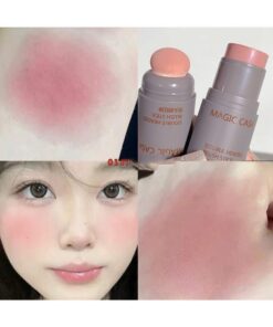 SHEIN 1pc Dual-ended Blush Stick For Lips & Cheeks, Long-lasting