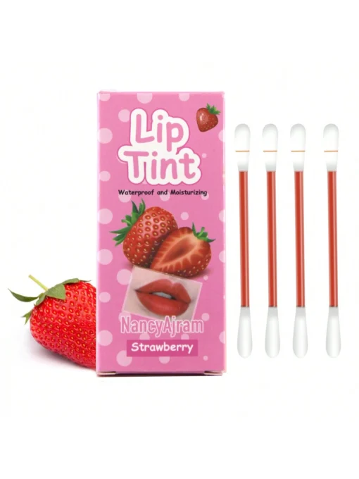 SHEIN Box Tattoo Lipstick Swab Lip Glaze, Long Lasting Waterproof Disposable Non-Stick - Image 2