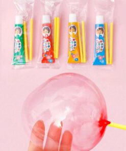 SHEIN 5pcs Random Color Bubble Balloons, Enjoy Nostalgic Bubble Blowing Game - Suitable For Birthday Parties And Game Props