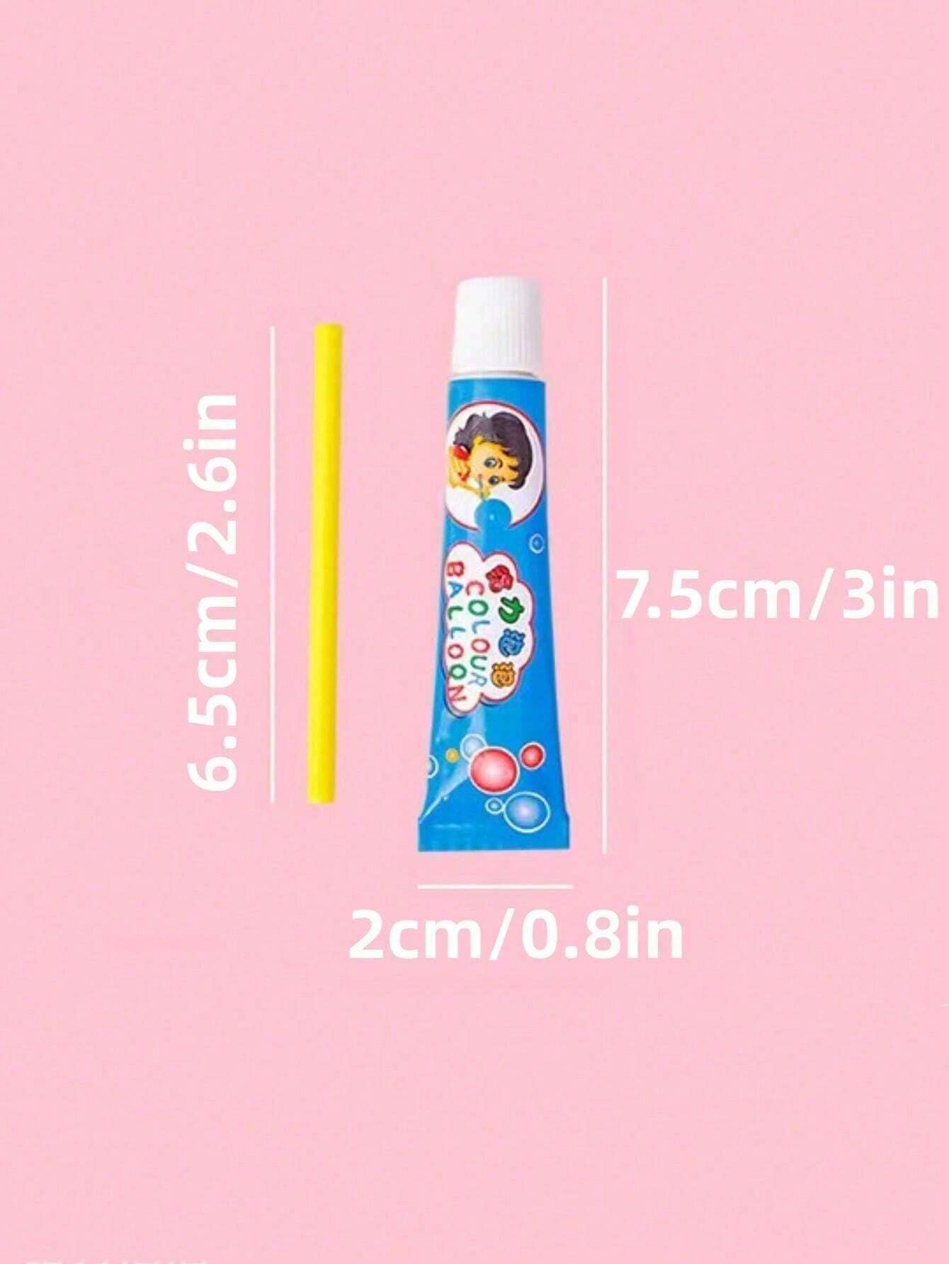 SHEIN 5pcs Random Color Bubble Balloons, Enjoy Nostalgic Bubble Blowing Game - Suitable For Birthday Parties And Game Props - Image 3