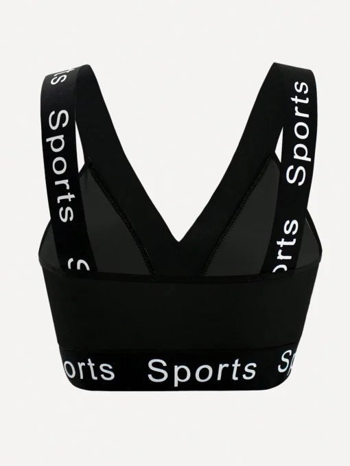 SHEIN Fashion Low Impact Seamless Wirefree Sports Active Yoga Top Tank Bra - Image 3
