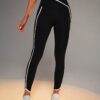 SHEIN Sport Studio Contrast Binding Sports Leggings