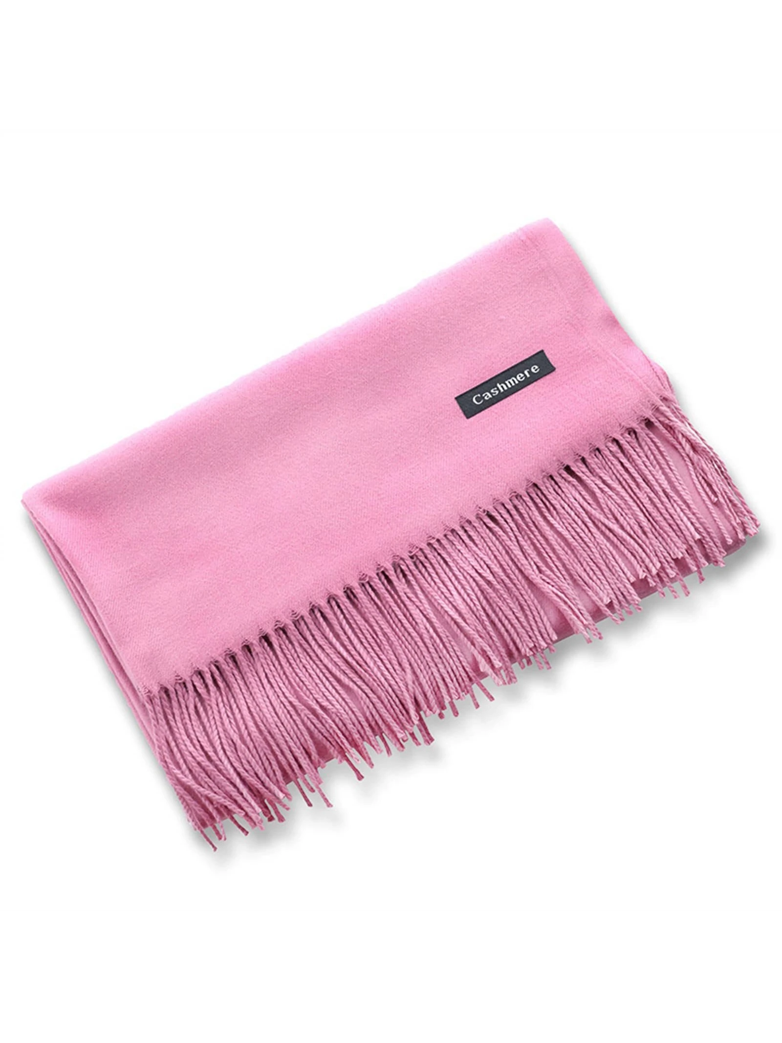 SHEIN 1pc 190*70cm Classic Solid Color Windproof Scarf - Image 3