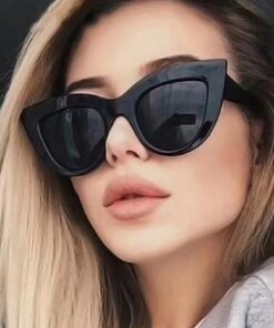SHEIN 1pc Trendy New Retro Cat Eye Small Frame Fashion Glasses