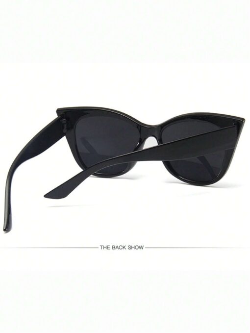 SHEIN 1pc Trendy New Retro Cat Eye Small Frame Fashion Glasses - Image 4