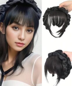 SHEIN Fake Bangs Female Forehead Air Bangs Wig Piece