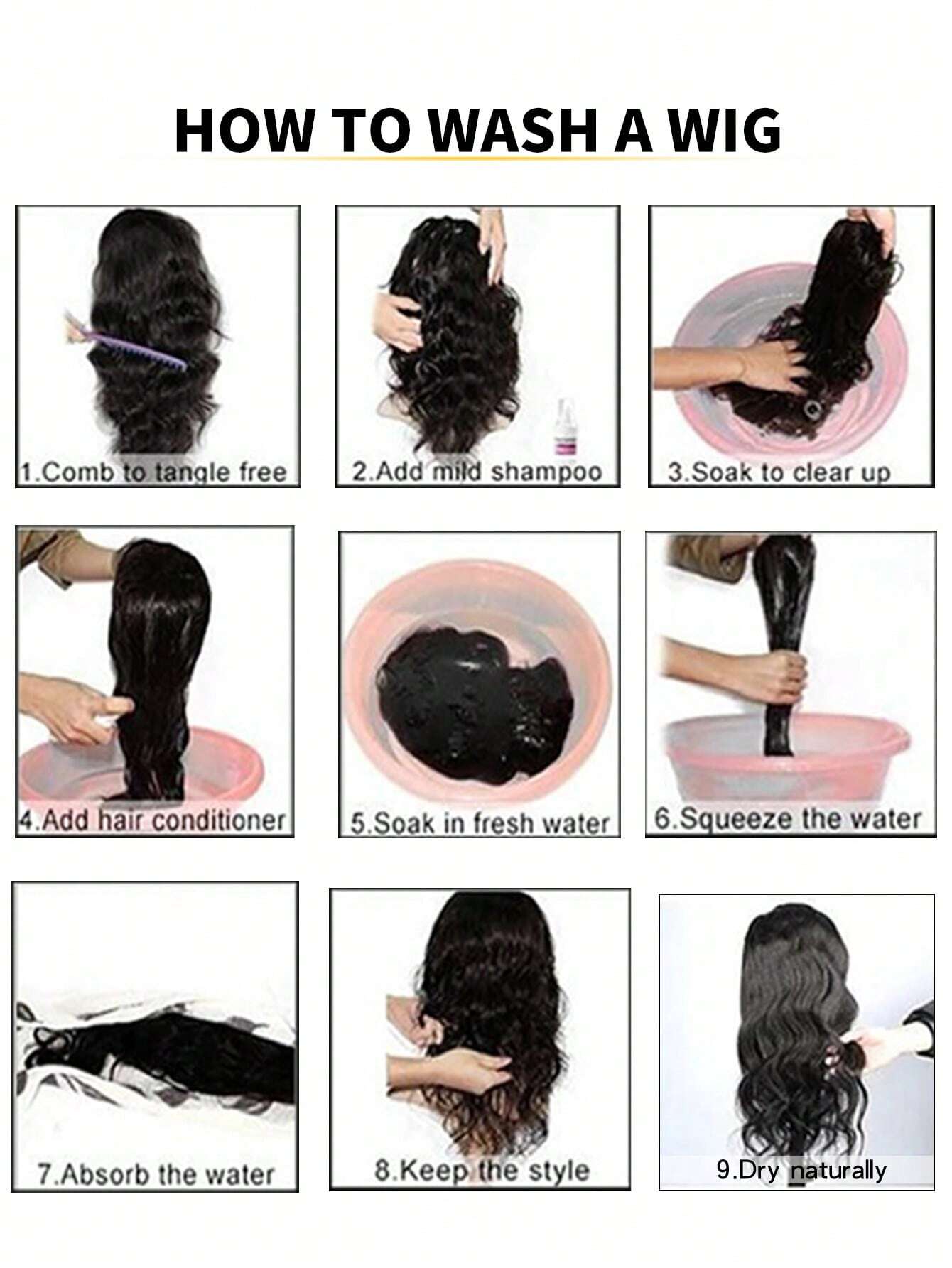 SHEIN Fake Bangs Female Forehead Air Bangs Wig Piece - Image 4