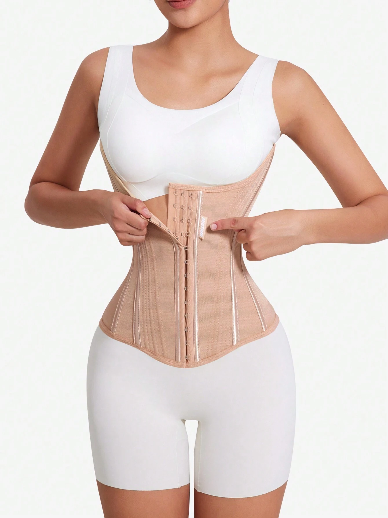 SHEIN Fashion Steel Boned Back Support Abdominal Shaping Women Waist Cincher Slimming Bodyshaper - Image 2