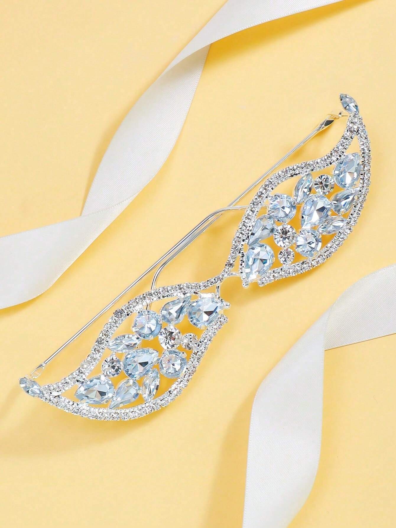 SHEIN STONEFANS Stonefans Crystal Geometric Sunglasses