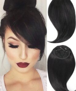 Synthetic Side Bangs Hair Extensions Clip In Side Bangs Fake