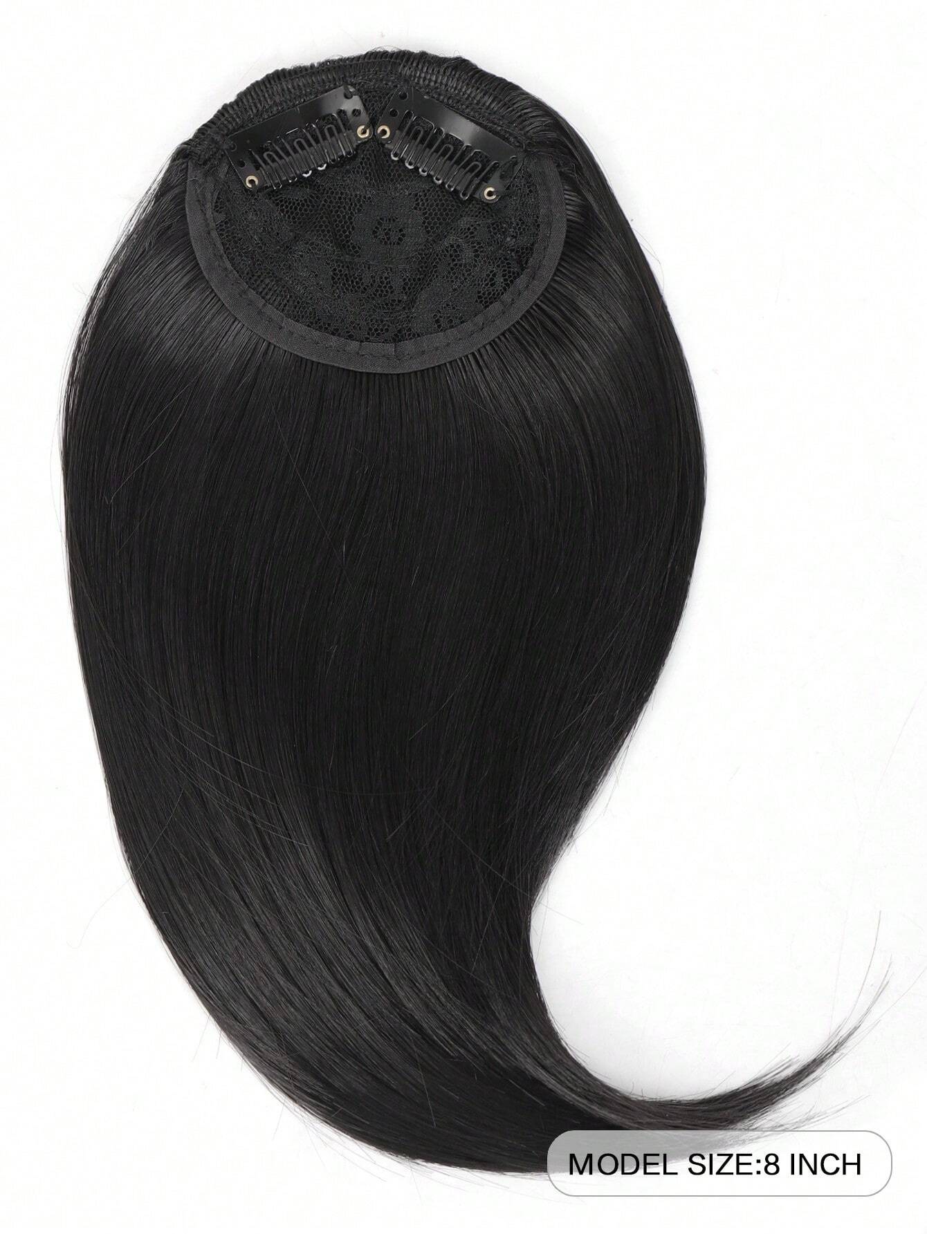 SHEIN Synthetic Side Bangs Hair Extensions Clip In Side Bangs Fake - Image 2