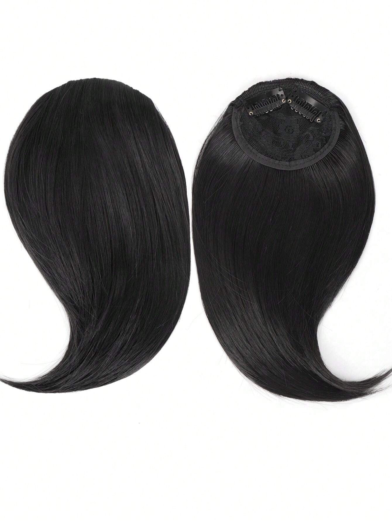 SHEIN Synthetic Side Bangs Hair Extensions Clip In Side Bangs Fake - Image 4