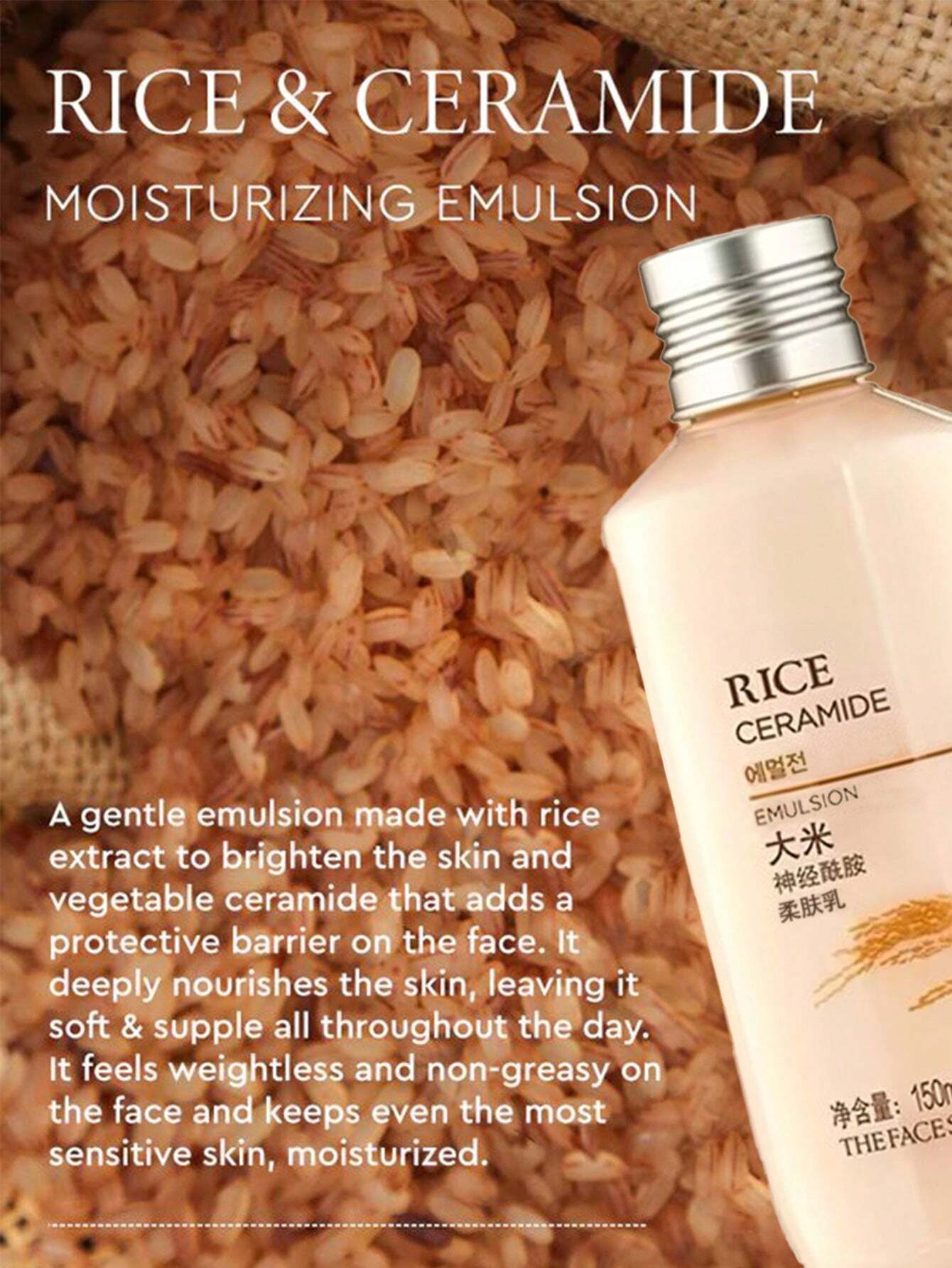 The Face Shop The Face Shop Rice Ceramide Moisturizing Emulsion - Image 3