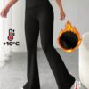 SHEIN Women Casual Fashion Sports Tight Solid Color Thin Fleece Yoga Pants