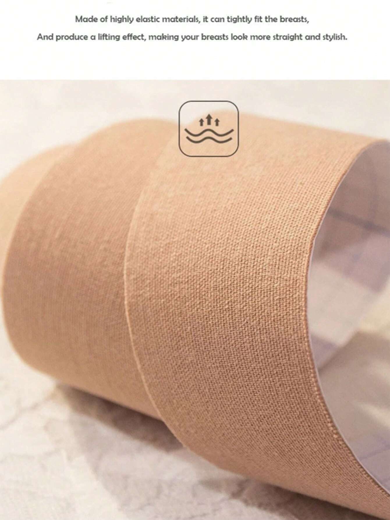 SHEIN 1pc Disposable High Elasticity Breathable Chest Belt To Prevent Slipping - Image 2