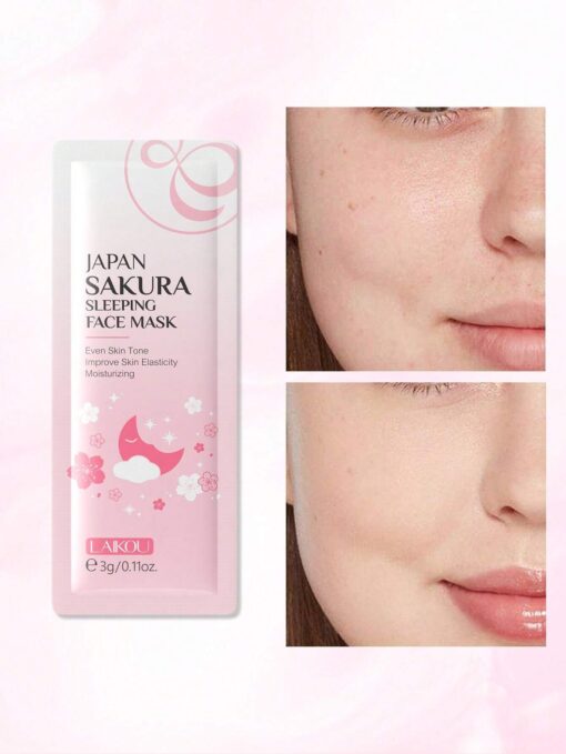 SHEIN 1 Set 7-Pcs Non Irritating Sleeping Mask,Moisture Repair Face Mask - Image 2