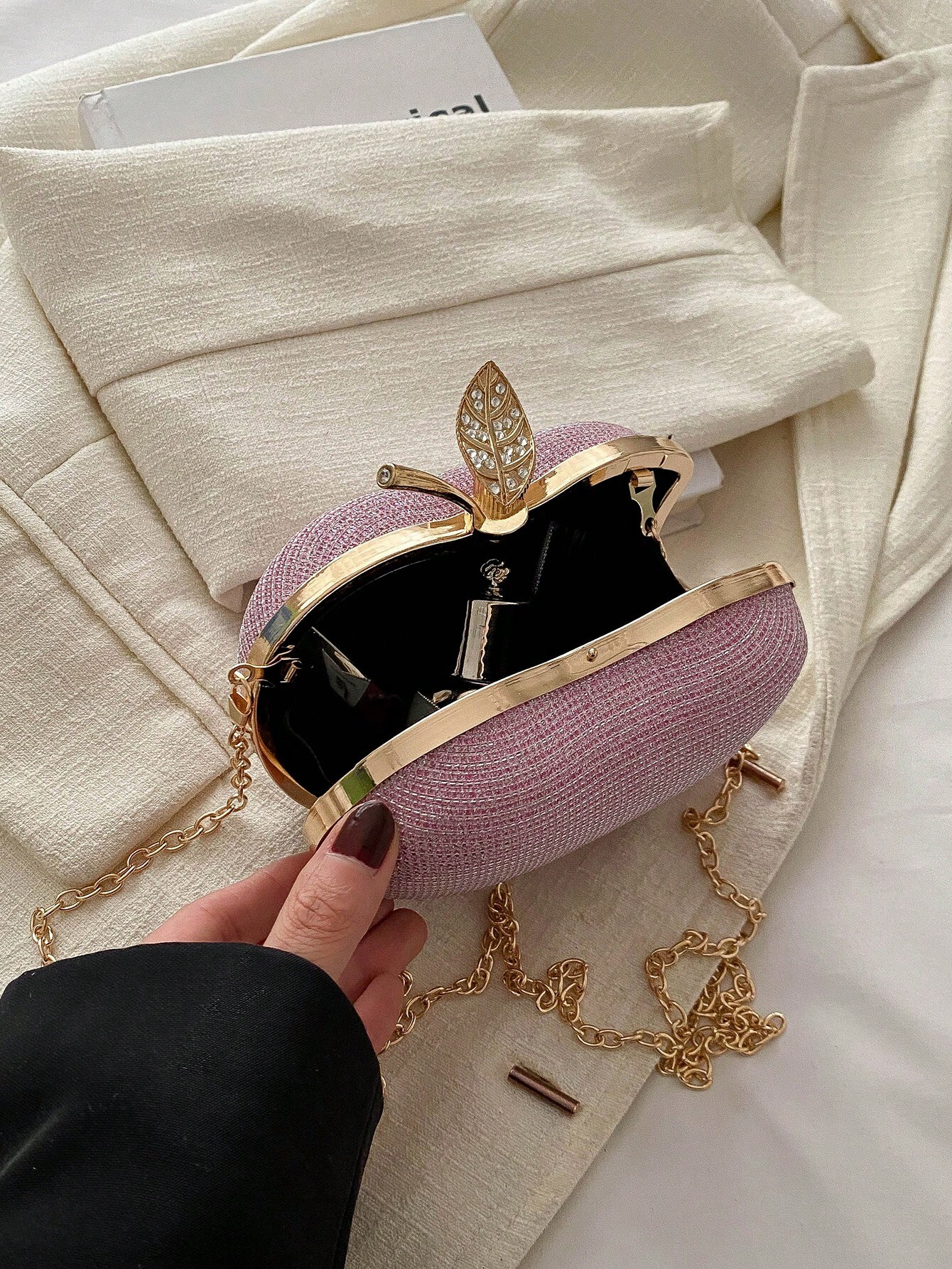 SHEIN Asymmetric Shape Clutch Bag, Ladies Evening Handbag - Image 3