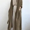 SHEIN Casual Long Sleeve Shirt Dress With Long Jacket