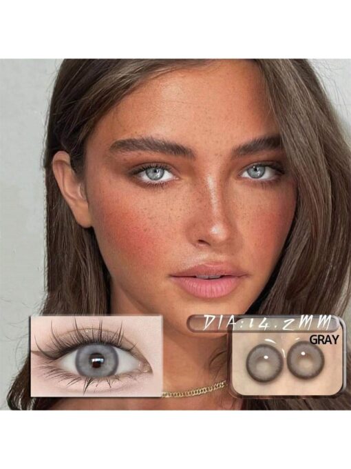 SHEIN High In The Clouds Gray Colored Contact Lenses