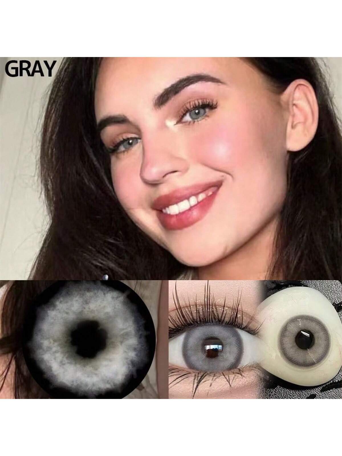 SHEIN High In The Clouds Gray Colored Contact Lenses - Image 2