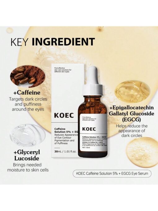 SHEIN KOEC Caffeine Solution 5% + EGCG Eye Serum 30ml - Image 3