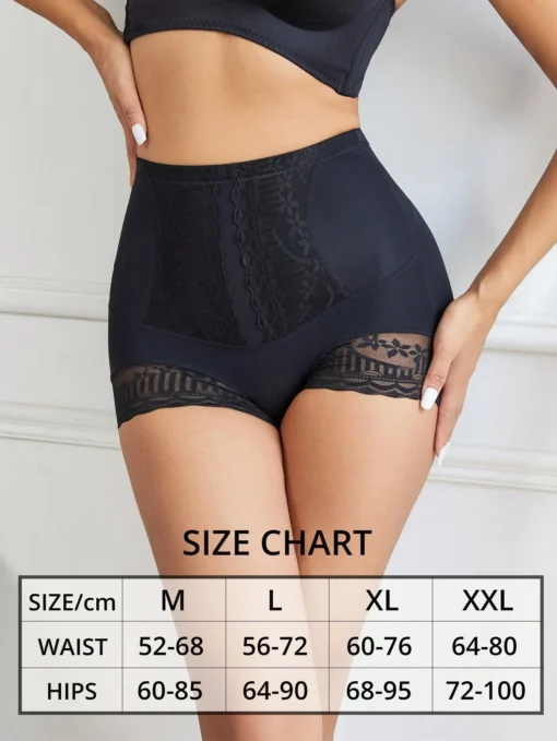shein Lace High Waist Tummy Control Boyshorts Boxer Briefs - Image 2
