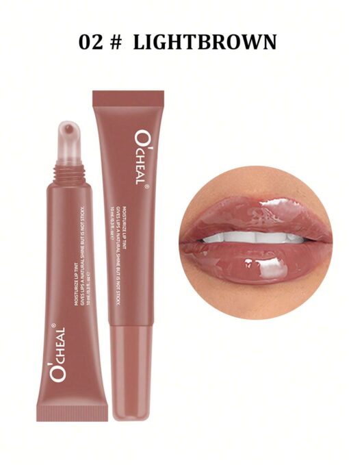 SHEIN O'CHEAL 1pc Hydrating Lip Glow Oil, Plumping Lip Gloss, Moisturizing Lip Oil Gloss