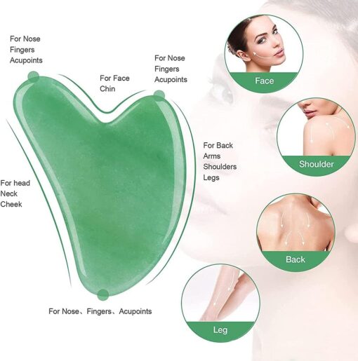 1 Pc Ice Face Roller Or/1pc Gua Sha Massage Tool