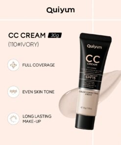 1Pc Long Lasting Quiyum CC Cream, 30g Natural Makeup Waterproof Concealer
